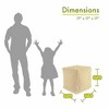 Majestic Home Goods,Cube Pouf Towers - 2 of 4