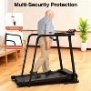 Foldable Walking Treadmill for Seniors with Extended Handrails, APP Control Option, Portable Design, 300LBS Weight Capacity - 3 of 4