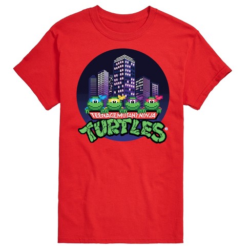 Men's - Teenage Mutant Ninja Turtles - City Scape With Turtles Short Sleeve Graphic T-Shirt - image 1 of 4