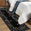Boho Washable Floral Rugs, Large Living Room Rug, Non-Slip Soft  Indoor Rugs for Bedroom, Area Rug Carpet for Dining Room Guest Room - 3 of 4