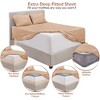 Nestl Extra Deep Pocket 6 Piece Sheet Sets, Microfiber Sheets & Pillowcases - image 3 of 4