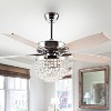 Lanzer 3 Light 52" Ceiling Fan - CLF1014 - Chrome - Safavieh - 3 of 4