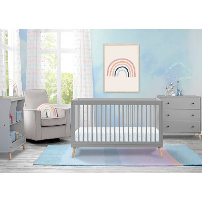 Gray Nursery Furniture Target, Grey Crib And Dresser Set Canada