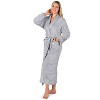 PAVILIA Fleece Robe For Women, Plush Warm Bathrobe, Fluffy Soft Spa Long Lightweight Fuzzy Cozy, Satin Trim - 2 of 4