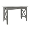 HomeStock Lexi Desk with Drawer and Charger Grey - 4 of 4