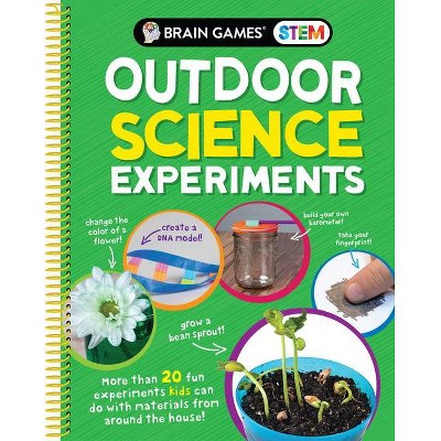 Brain Games Stem - Outdoor Science Experiments (Mom's Choice Awards Gold Award Recipient) - by  Publications International Ltd & Brain Games