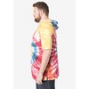 Liberty Blues by KingSize Men's Big & Tall Short-Sleeve Hoodie - 4 of 4