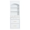 83" Tall Kitchen Pantry Cabinet with Faux Marble Top,  5 Drawers & Open Shelves, Storage Cabinet for Dining Room or Living Room-The Pop Home - 3 of 4