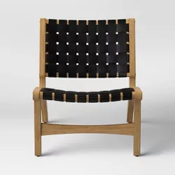 Ceylon Woven Accent Chair Black - Opalhouse™