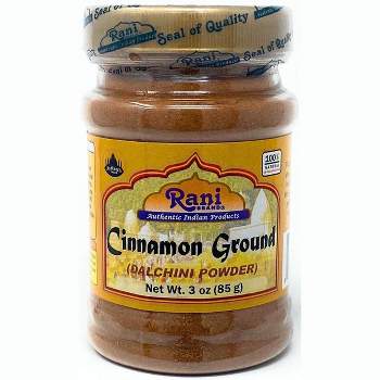 Cinnamon Powder (Dalchini Ground) - 3oz (85g) -  Rani Brand Authentic Indian Products