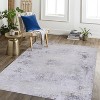 LunaLulinlk Gold Washable Rug 5x8 Area Rug (Gray+Gold, 5' x 8') - 3 of 4
