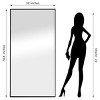 71" x 32" Full Length Wall Mirror Big Floor Mirror Large Rectangle Mirror With Aluminum Alloy Frame Entrance Way Mirror-The Pop Home - 4 of 4
