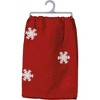 28.0 Inch Merry Christmasa Dish Towel Set Snowflakes Kitchen Towel - 2 of 3