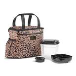 Fit & Fresh Mapleton Lunch Kit with Containers - Brown