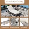 PAGED Patio Chaise Lounge with 5-Position Backrest,Outdoor Lounge Chairs with Cushion and Wheels for Poolside,Backyard - 4 of 4