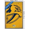 Trends International NHL Nashville Predators - Logo 25 Framed Wall Poster Prints - 3 of 4