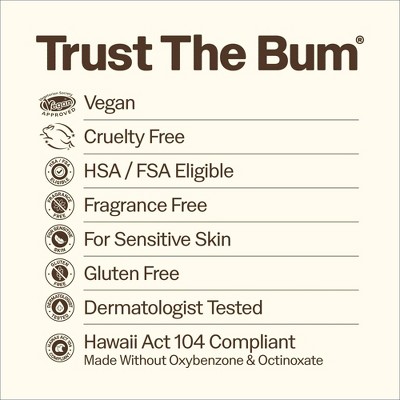 Sun Bum Mineral Face Stick Sunscreen - SPF 50 - 0.53oz: Hypoallergenic, Paraben-Free, Oil-Free, Coconut Scented