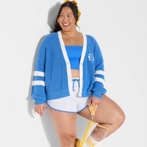 Women's Game Day V-Neck Button-Front Cardigan - Wild Fable™ - 1 of 3