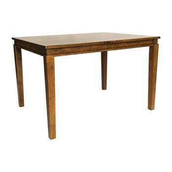 Merrick Lane Wooden Dining Table with Tapered Legs