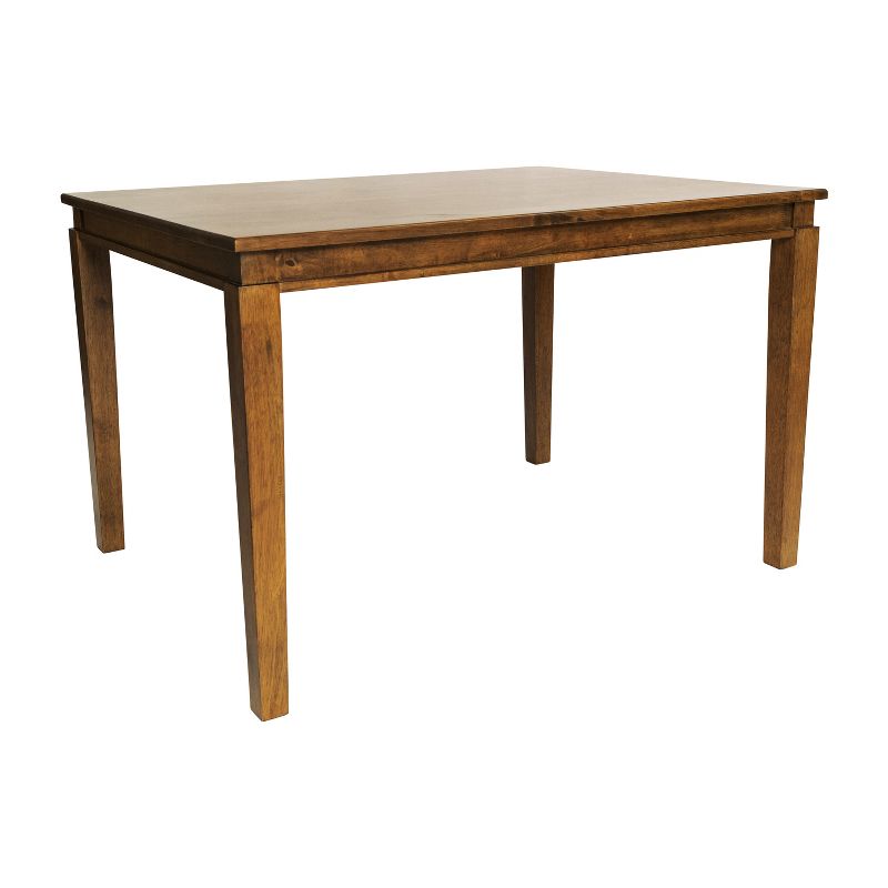 Merrick Lane Wooden Dining Table with Tapered Legs, 1 of 12