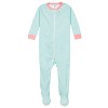 Gerber Baby and Toddler Girls' Snug Fit Footed Cotton Pajamas - Llama - 18 Months - 2-Pack - 3 of 4