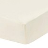 Everyday Kids Fitted Crib Sheet, 100% Soft Breathable Microfiber Baby Sheet, Fits Standard Size Crib Mattress 28in x 52in, Beige Nursery Sheet - 3 of 4