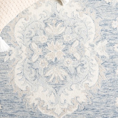 Ivory Wool Handmade Tufted Rectangular Area Rug 3' x 5'