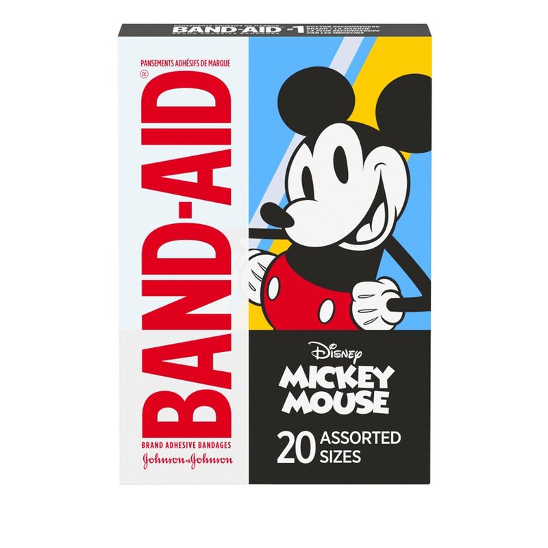 Band-Aid Mickey Mouse Adhesive Bandages - 20ct, 1 of 9