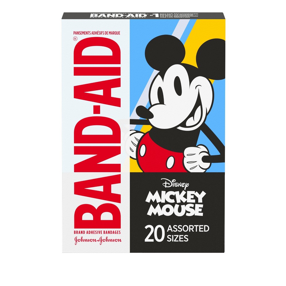 Band-Aid Mickey Mouse Adhesive Bandages - 20ct