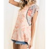 Women's Paisley & Leopard Top - Ces Femme - 4 of 4