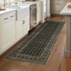 Washable Area Rugs Modern Bordered Floor Cover, Non-Slip Geometric Accent Carpet, Stain-Resistant Low Pile Indoor Mat - 3 of 4