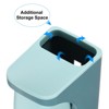 Unique Bargains Durable Plastic Magnetic Two-in-One Design No-Punch Installation Toothbrush Holder - 3 of 4