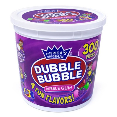 Dubble Bubble Assorted 4-Flavor Twist Tub - 47.6oz