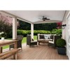 Hunter 54" Bayview Ceiling Fan Provencal Gold with Antique Dark Blades - Damp Rated for Indoor/Outdoor Use - 2 of 4
