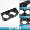 Unique Bargains Car Cup Holder Insert A2218130014 for Mercedes-Benz W221 2009-2012 Black - 4 of 4