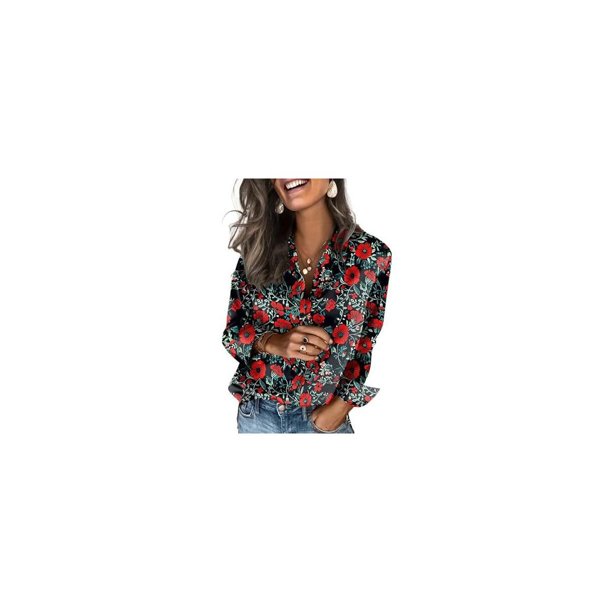 Zeagoo Satin Blouses for Women Silk Button Down Shirts Long Sleeve Business Casual Tops