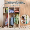ECR4Kids Streamline 3-Section Coat Locker, Toddler Size - 4 of 4