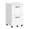 Generic 2-Drawer File Cabinet, Small Rolling Filing Cabinet for Home Office, Printer Stand, - 2 of 4