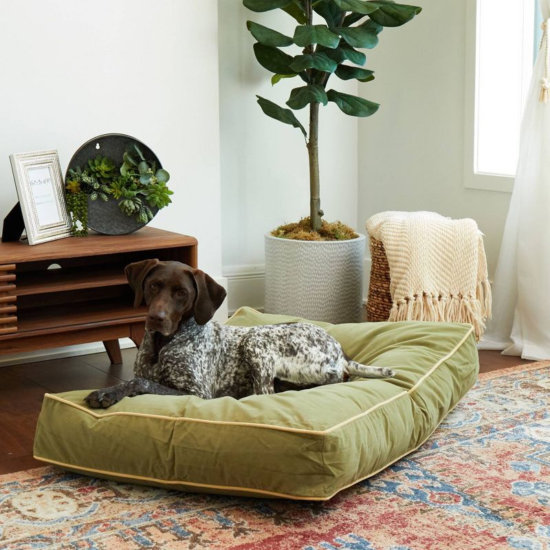 Kensington Garden Buster Reversible Rectangle Pillow Dog Bed, 3 of 10