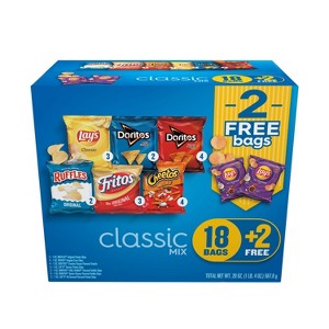 Frito-Lay Variety Pack Classic Mix Chips - 20oz/20ct - 1 of 4
