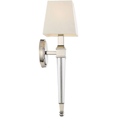 Polished Nickel 13" Direct Wired Electric Wall Sconce