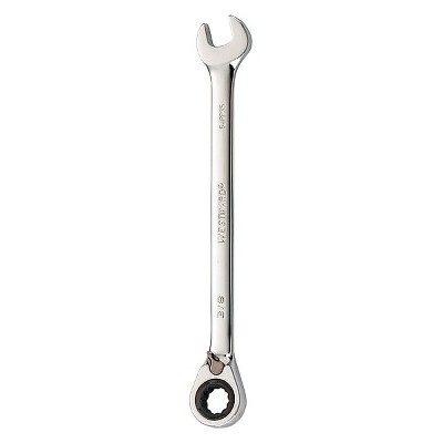 Westward  Ratcheting Wrench,SAE,Rounded,3/8" 54PP35
