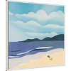 Amanti Art Seaside Serenity by Little Dean Framed Canvas Wall Art - 2 of 4