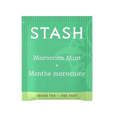 Stash Tea Moroccan Mint Green Tea - Box of 100 Tea Bags (Packaging May Vary)
