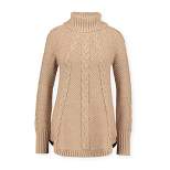 Hope & Henry Womens' Chunky Cable Knit Raglan Sweater