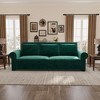 TIRAMISUBEST 3-in-1 Pull Out King Size Sofa Bed, Velvet Convertible Sleeper Sofa with Nailhead Trim & Rolled Arms - 2 of 4