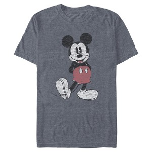 Mens Mickey & Friends Distressed Mickey Wash T Shirt - 1 of 4