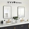 BAOURE Modern Vanity Light, Bathroom Light Fixtures for Expansive Bathrooms, Wall Lamp with Clear Glass for Mirror, Living Room - 3 of 4