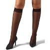 Memoi Women's 6 Pair Pack All Day Sheer Knee Highs - 3 of 4
