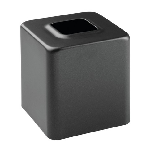 Mdesign Steel Tissue Box Cover, Modern Facial Paper Holder - Black : Target